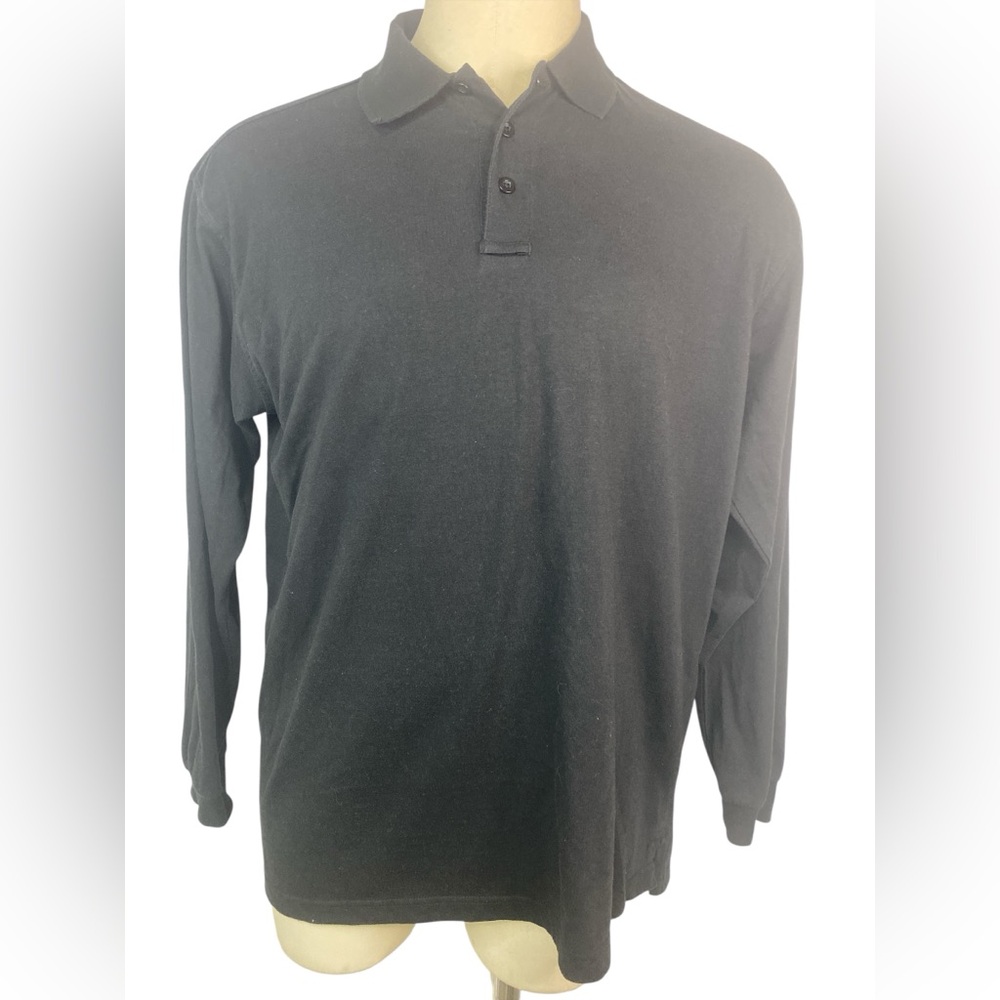 LAPG Operator Tactical Black Long Sleeve Polo Shirt Men’s XL